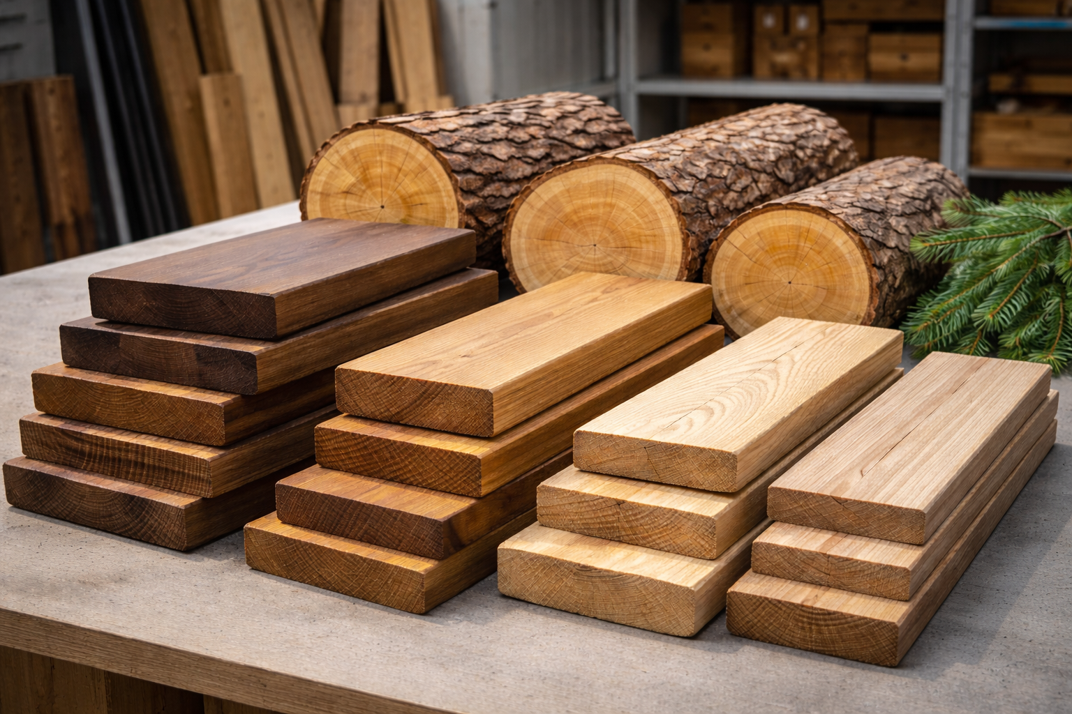 نوع چوب&zwnj;های استفاده شده برای تولید ترموود ایرانی